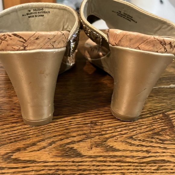 Madeline Stewart heeled rhinestone sandal  size 7 - Picture 6 of 13